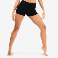 Aansluitende Short Voor Moderne Dans Dames Zwart