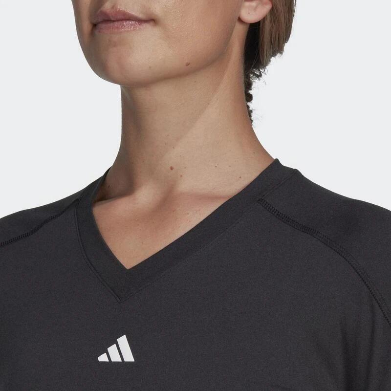 ADIDAS AEROREADY Train Essentials Minimal Branding V-hals T-shirt 6 ADIDAS AEROREADY Train Essentials Minimal Branding V-hals T-shirt - Afbeelding 4