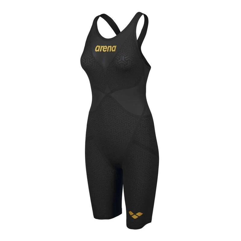 Arena Powerskin Carbon Glide Closedback Kneesuit - Black/ Gold 3 Arena Powerskin Carbon Glide Closedback Kneesuit - Black/ Gold