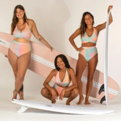 Dames Bikinitop Zonder Sluiting Ana Amazonia, Voor Surfen -Regta Winkel bikinitop voor surfen dames ana blur roze 6