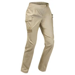 Broek Voor Woestijntrekking Dames Desert 900 Uv-werend Ecodesigned Beige