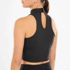 Crop Top Voor Moderne Dans Dames Opstaande Kraag Zwart 14 Crop Top Voor Moderne Dans Dames Opstaande Kraag Zwart -Regta Winkel crop top voor moderne dans dames opstaande kraag zwart 3