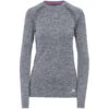 TRESPASS Dames Welina Lange Mouwen Sporttop (Grijs) -Regta Winkel dames welina lange mouwen sporttop grijs