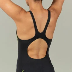 Speedo Damesbadpak MUSCLEBACK Zwart/geel -Regta Winkel damesbadpak muscleback zwartgeel 3