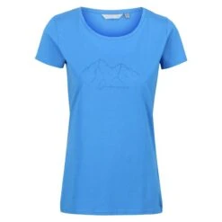 Regatta Dames/dames Breezed II Berg Tshirt (Sonisch Blauw)