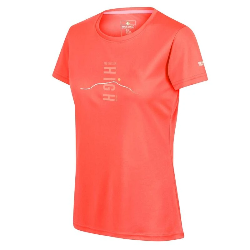 Regatta Dames/dames Fingal VI Berg Tshirt (Neon Peach) 6 Regatta Dames/dames Fingal VI Berg Tshirt (Neon Peach) - Afbeelding 4