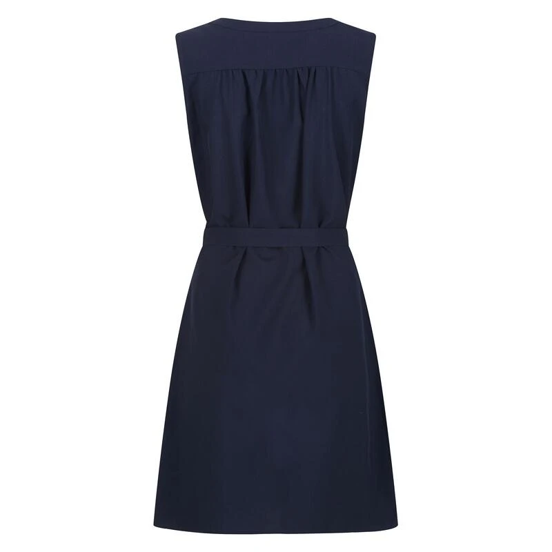 Regatta Dames/dames Highton Stretch Shirt Dress (Marine) 4 Regatta Dames/dames Highton Stretch Shirt Dress (Marine) - Afbeelding 2