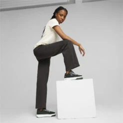 ESS+ Sweatpants Met Rechte Pijpen Voor Dames PUMA -Regta Winkel ess sweatpants met rechte pijpen voor dames puma 3