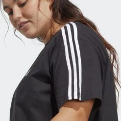 ADIDAS Essentials 3-Stripes Single Jersey Croptop (Grote Maat) -Regta Winkel essentials 3 stripes single jersey croptop grote maat 4