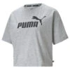 Essentials Logo Cropped T-shirt Dames PUMA