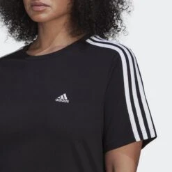 ADIDAS Essentials Slim 3-Stripes T-shirt (Grote Maat) 10 ADIDAS Essentials Slim 3-Stripes T-shirt (Grote Maat) -Regta Winkel essentials slim 3 stripes t shirt grote maat 3