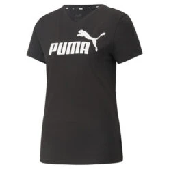 Essentials T-shirt Met V-hals Voor Dames PUMA