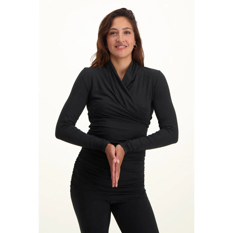 Good Karma -Elegante Longsleeve Yoga Tuniek- Urban Black 3 Good Karma -Elegante Longsleeve Yoga Tuniek- Urban Black