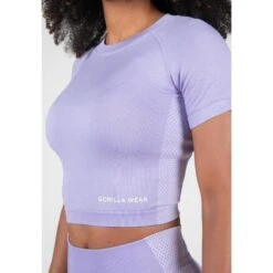 Gorilla Wear Selah Seamless Crop Top - Lila - M/L -Regta Winkel gorilla wear selah seamless crop top lila ml 3
