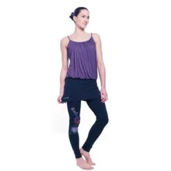 Loose Flow Yoga Top - Dames Yoga T-shirt Met Ingebouwde Ondersteuning - Lavendel -Regta Winkel loose flow yoga top dames yoga t shirt met ingebouwde ondersteuning lavendel 2