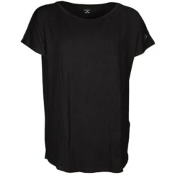 Papillon Sportshirt Ronde Hals Dames Zwart