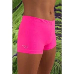Roze, Strakke Turn- En Dansshort Voor Dames