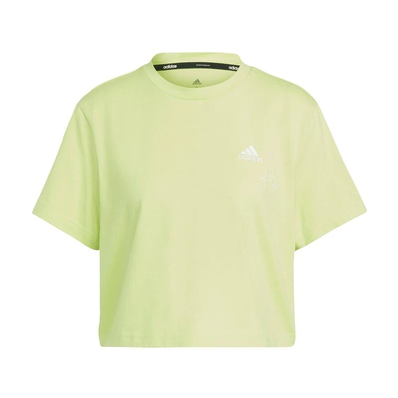 ADIDAS Scribble Embroidery Crop T-shirt 4 ADIDAS Scribble Embroidery Crop T-shirt - Afbeelding 2