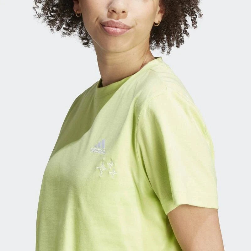 ADIDAS Scribble Embroidery Crop T-shirt 7 ADIDAS Scribble Embroidery Crop T-shirt - Afbeelding 5