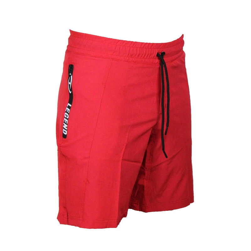 Short Met Rits Vakken Kids/Volwassenen Rood Polyester 4 Short Met Rits Vakken Kids/Volwassenen Rood Polyester - Afbeelding 2