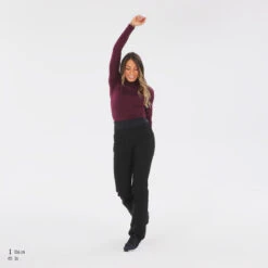 WEDZE Skibroek Voor Dames 500 Slim Fit -Regta Winkel skibroek voor dames 500 slim fit zwart 10