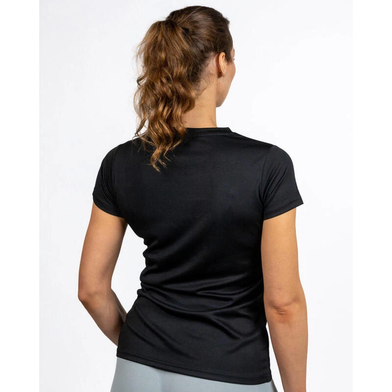 Slim Fit Sportshirt, Hoogwaardig Polyester | Zwart 4 Slim Fit Sportshirt, Hoogwaardig Polyester | Zwart - Afbeelding 2