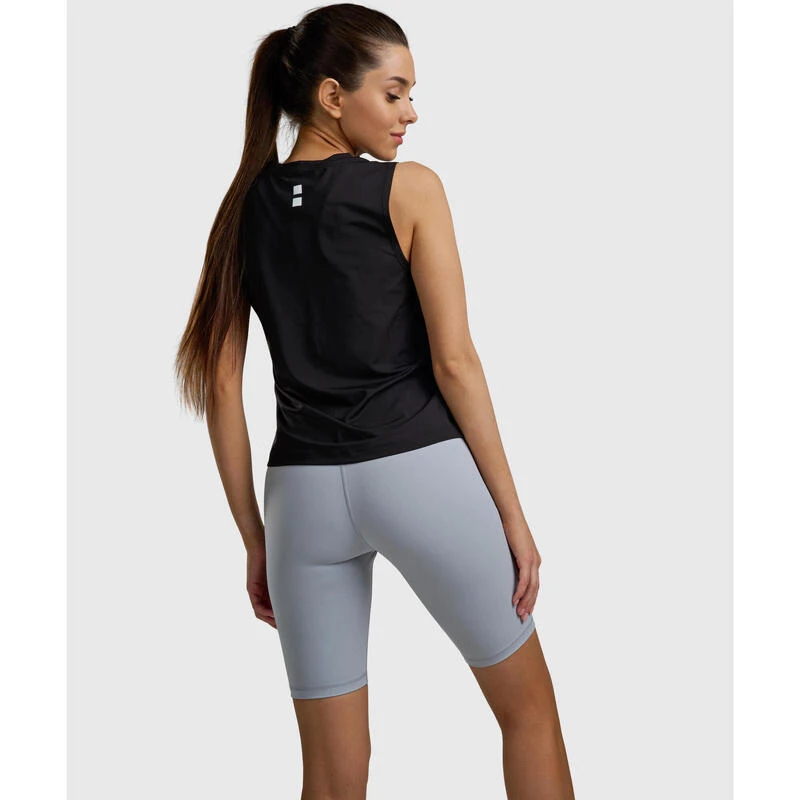 Smart Tennis/Padel Short Legging Met Balzak Dames Lichtgrijs 4 Smart Tennis/Padel Short Legging Met Balzak Dames Lichtgrijs - Afbeelding 2