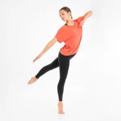 Soepel T-shirt Voor Moderne Dans Dames -Regta Winkel soepel t shirt voor moderne dans dames oranje 5