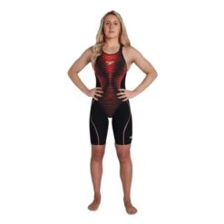 Speedo Fastskin LZR Pure Intent Openback Kneeskin - Sonic Stealth