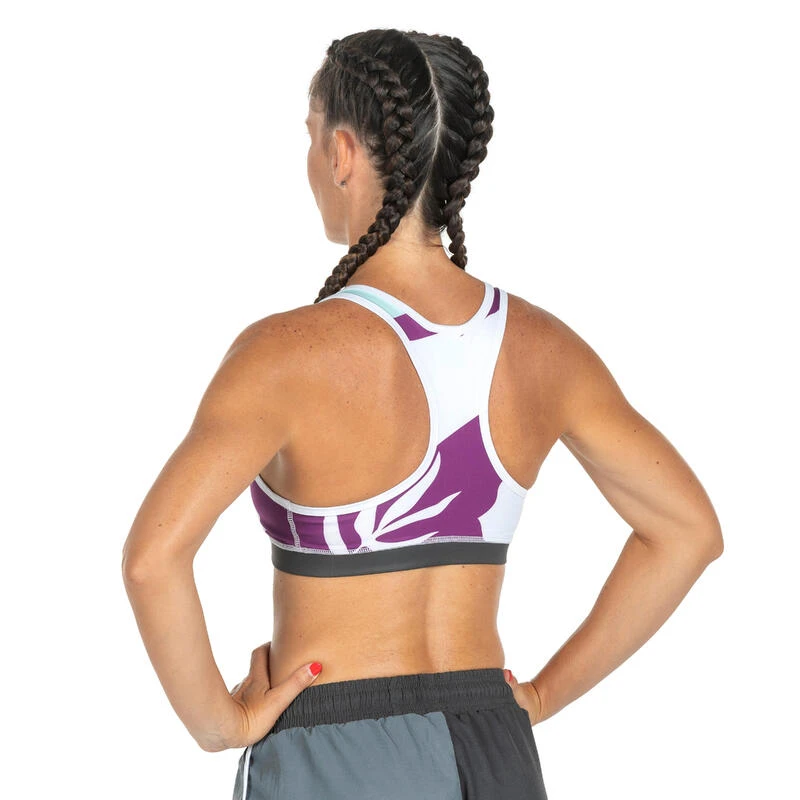 Sporttopje Voor Strandsporten Dames Paars 4 Sporttopje Voor Strandsporten Dames Paars - Afbeelding 2