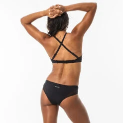 Surfbikinitop Voor Dames ELISE Met Dubbele Platte Rugverstelling ZWART -Regta Winkel surfbikinitop voor dames elise met dubbele platte rugverstelling zwart 9