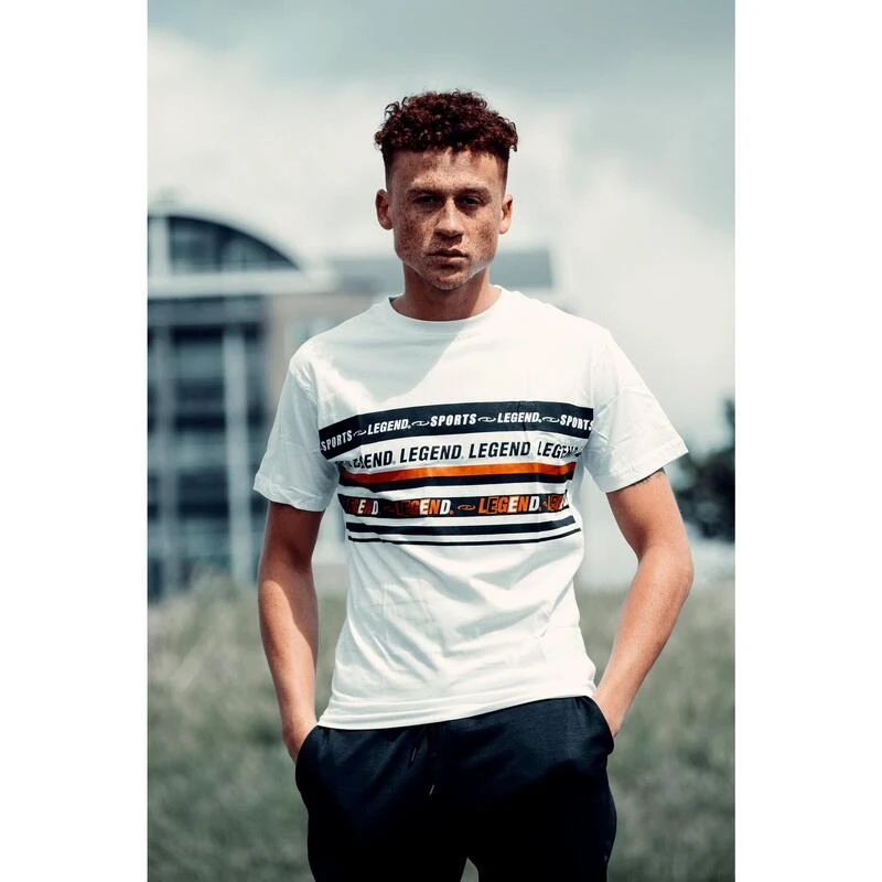 T-shirt Sports Kids/Volwassenen Wit 100% Bio Katoen 5 T-shirt Sports Kids/Volwassenen Wit 100% Bio Katoen - Afbeelding 3