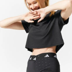 ADIDAS T-shirt Voor Cardiofitness Dames Zwart -Regta Winkel t shirt voor cardiofitness dames zwart 3