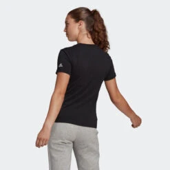 ADIDAS T-SHIRT VOOR FITNESS EN SOFT TRAINING DAMES ZWART -Regta Winkel t shirt voor fitness en soft training dames zwart 2