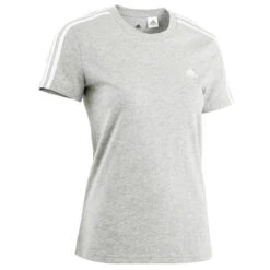 ADIDAS T-SHIRT VOOR FITNESS EN SOFT TRAINING VOOR DAMES GRIJS -Regta Winkel t shirt voor fitness en soft training voor dames grijs 5