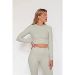 Top Met Lange Mouwen | Sage