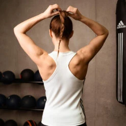ADIDAS Topje Voor Cardiofitness Dames Wit -Regta Winkel topje voor cardiofitness dames wit 6